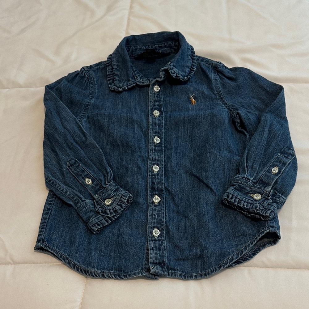 Polo by Ralph Lauren Kids Denim Shirt - Blue